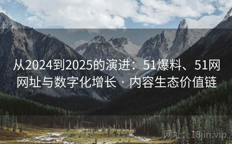 从2024到2025的演进：51爆料、51网网址与数字化增长 · 内容生态价值链