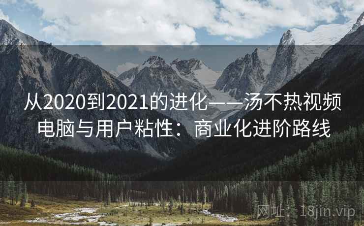 从2020到2021的进化——汤不热视频电脑与用户粘性：商业化进阶路线