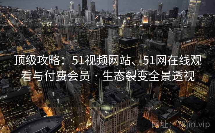 顶级攻略：51视频网站、51网在线观看与付费会员 · 生态裂变全景透视