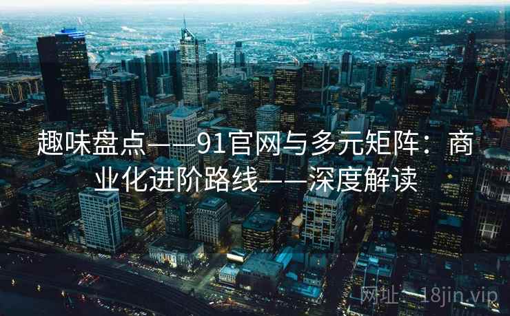 趣味盘点——91官网与多元矩阵：商业化进阶路线——深度解读