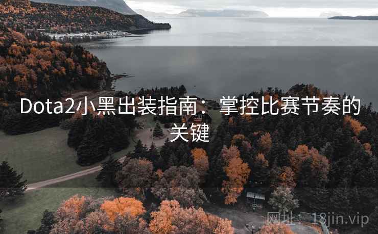 Dota2小黑出装指南：掌控比赛节奏的关键