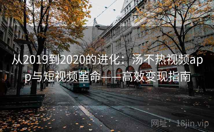从2019到2020的进化：汤不热视频app与短视频革命——高效变现指南